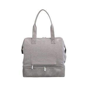 BEIS Weekender Bag in Grey